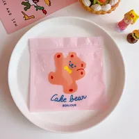 Cute Snack Sealed Bag Little Bear Food Biscuit Candy Bag sku image 3