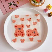 Cute Snack Sealed Bag Little Bear Food Biscuit Candy Bag sku image 4