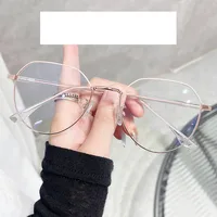 New Style Can Be Matched With Myopia Glasses Frame Irregular Mirror Glasses sku image 5