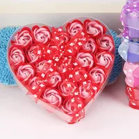 24 Soap Flower Gift Box Valentine's Day Simulation Rose Small Gift sku image 1