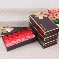 18 Roses Soap Flower Gift Box Valentine's Day Gift Creative Festival Gift sku image 6