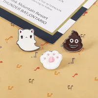 Cute Accessories Pin Cute Pet Cat Paw Print Brooch Collar Pin main image 2