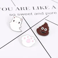 Cute Accessories Pin Cute Pet Cat Paw Print Brooch Collar Pin main image 4
