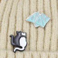 Southeast Northwest Origami Collar Pin Children's Enamel Badge Brooch main image 2