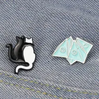 Southeast Northwest Origami Collar Pin Children's Enamel Badge Brooch main image 3
