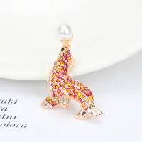 Popular Cartoon Marine Animal Seal Sea Lion Brooch Corsage main image 3