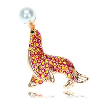 Popular Cartoon Marine Animal Seal Sea Lion Brooch Corsage main image 4