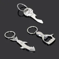 Shark Glossy Bottle Opener Metal Keychain Creative Small Gift main image 1
