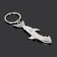 Shark Glossy Bottle Opener Metal Keychain Creative Small Gift sku image 1