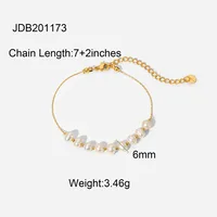 Fashion Geometric Stainless Steel No Inlaid Bracelets In Bulk sku image 1