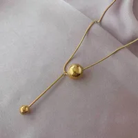 304 Stainless Steel 18K Gold Plated Simple Style Plating Geometric Necklace main image 3