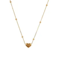304 Stainless Steel 18K Gold Plated Simple Style Plating Geometric Necklace main image 5
