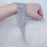 Ethnic Style Rhinestone Diamond No Inlaid Women's Bracelets main image 4