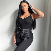 Fashion Simple Solid Color Yoga Sports Jumpsuit Women main image 3
