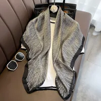 Spring And Summer New Korean Graffiti Silk Scarf Female Sunscreen Beach Towel main image 2