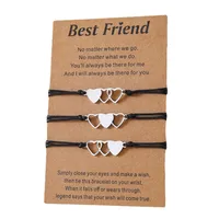 Vintage Style Heart No Inlaid Unisex Bracelets main image 4