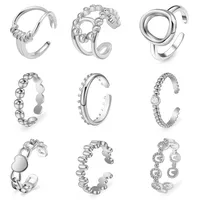 Wholesale Jewelry Simple Style Geometric 304 Stainless Steel No Inlaid 18K Gold Plated Plating main image 9