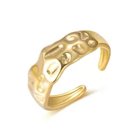 Wholesale Jewelry Simple Style Geometric 304 Stainless Steel No Inlaid 18K Gold Plated Plating main image 8