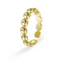 Wholesale Jewelry Simple Style Geometric 304 Stainless Steel No Inlaid 18K Gold Plated Plating main image 7