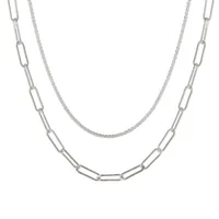 Vintage Niche Accessories Chain Sparkling Stacking Double Layer Clavicle Chain main image 5