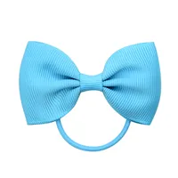 European And American Hair Accessories Children's Solid Color Bow Cute Hair Tie sku image 7