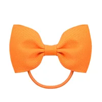 European And American Hair Accessories Children's Solid Color Bow Cute Hair Tie sku image 9
