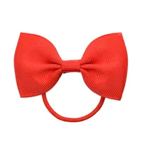 European And American Hair Accessories Children's Solid Color Bow Cute Hair Tie sku image 12