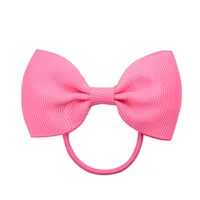 European And American Hair Accessories Children's Solid Color Bow Cute Hair Tie sku image 13