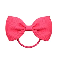 European And American Hair Accessories Children's Solid Color Bow Cute Hair Tie sku image 14