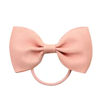 European And American Hair Accessories Children's Solid Color Bow Cute Hair Tie sku image 16