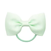 European And American Hair Accessories Children's Solid Color Bow Cute Hair Tie sku image 19