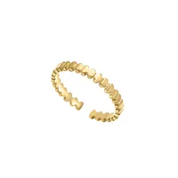 Wholesale Jewelry Simple Style Geometric 304 Stainless Steel No Inlaid 18K Gold Plated Plating sku image 10