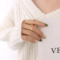 Wholesale Jewelry Fashion Geometric 304 Stainless Steel No Inlaid 18K Gold Plated Plating sku image 4