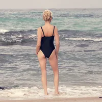 Women's Solid Color One Piece main image 3