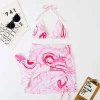 New Women's Split Three-piece Swimsuit Sexy Bikini sku image 6
