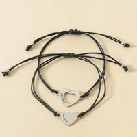 Vintage Style Heart No Inlaid Women's Bracelets main image 4