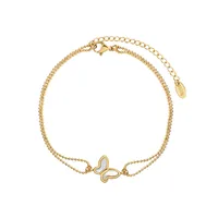 Fashion Geometric Titanium Steel Plating No Inlaid Women's Anklet main image 5