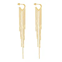 Simple Fashion Long Tassel Titanium Steel Ear Jewelry main image 5