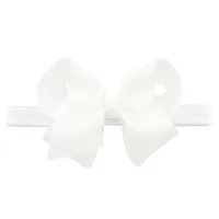 European And American Children's Handmade Solid Color Alice Flower Bow Baby Headband sku image 17