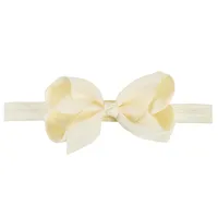 European And American Children's Handmade Solid Color Alice Flower Bow Baby Headband sku image 20