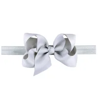 European And American Children's Handmade Solid Color Alice Flower Bow Baby Headband sku image 21