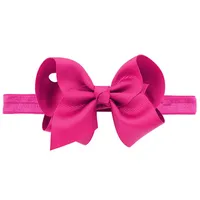 European And American Children's Handmade Solid Color Alice Flower Bow Baby Headband sku image 28
