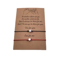 New Woven Bracelet European And American Independence Day Copper Star Card Bracelet sku image 3