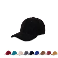 Simple Khaki Hat Korean Fashion Warm Wide-brim Shade Corduroy Baseball Cap main image 1