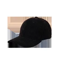 Simple Khaki Hat Korean Fashion Warm Wide-brim Shade Corduroy Baseball Cap main image 5