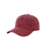 Simple Khaki Hat Korean Fashion Warm Wide-brim Shade Corduroy Baseball Cap sku image 4