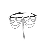 Fashion Geometric Pu Leather Tassel Women's Chain Belts main image 2