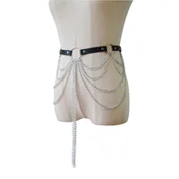 Fashion Geometric Pu Leather Tassel Women's Chain Belts main image 4