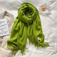 Soft Imitation Cashmere Scarf Women's Autumn And Winter Korean Style New Warm Couple Scarf Cold-proof Outer Long Shawl sku image 29