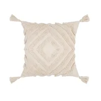 Bohemian Fashion Cotton Tufted Embroidered Pillowcase Sofa Cushion sku image 4